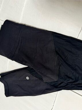 lululemon athletica Black With Mesh High-Rise Leggings 25 Inch In-Seam